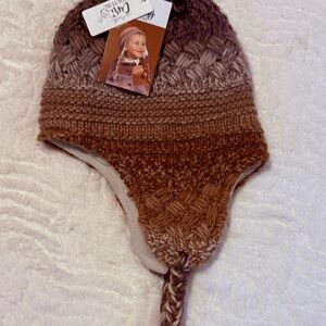Simply Noelle Brown and Tan Kids Hat